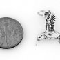 STERLING SILVER FLYING HUMMINGBIRD CHARM/PENDANT