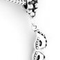 STERLING SILVER DANGLE THEATER MARDIS GRAS MASK MASQUERADE BEAD