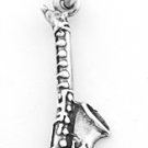 STERLING SILVER SAXOPHONE CHARM/PENDANT