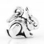 STERLING SILVER SMALL BUNNY RABBIT CHARM/PENDANT