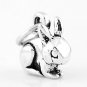 STERLING SILVER SMALL BUNNY RABBIT CHARM/PENDANT