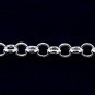 STERLING SILVER ITALIAN ROLO CHAIN NECKLACE 16" 2mm 040