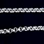 STERLING SILVER ITALIAN ROLO CHAIN NECKLACE 16" 2mm 040