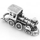STERLING SILVER 3D LOCOMOTIVE TRAIN ENGINE CHARM