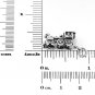 STERLING SILVER 3D LOCOMOTIVE TRAIN ENGINE CHARM