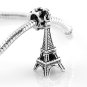 STERLING SILVER DANGLE PARIS EIFFEL TOWER EUROPEAN BEAD