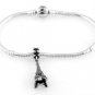 STERLING SILVER DANGLE PARIS EIFFEL TOWER EUROPEAN BEAD