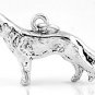 STERLING SILVER GERMAN SHEPHERD DOG CHARM/PENDANT