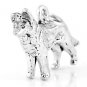 STERLING SILVER GERMAN SHEPHERD DOG CHARM/PENDANT