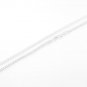 STERLING SILVER ITALY WHEAT ROPE CHAIN NECKLACE 18" 3 mm