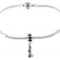 STERLING SILVER DANGLING RABBIT/BUNNY EUROPEAN BEAD