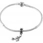 STERLING SILVER DANGLING 3D GOLDFISH EUROPEAN BEAD