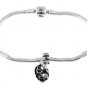 STERLING SILVER DANGLING 3D TEA POT SET EUROPEAN BEAD