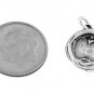 STERLING SILVER BIRD'S NEST CHARM/PENDANT