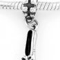STERLING SILVER DANGLE BALLERINA SLIPPER EUROPEAN STYLE BEAD