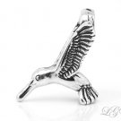 STERLING SILVER HUMMINGBIRD 3D CHARM/PENDANT