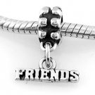 STERLING SILVER DANGLING FRIENDS EUROPEAN STYLE BEAD