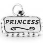 STERLING SILVER PRECIOUS PRINCESS CHARM/PENDANT
