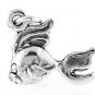 STERLING SILVER CUTE GOLDFISH W/ 16" SILVER BOX CHAIN