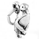 STERLING SILVER CUTE PENGUIN CHARM/PENDANT