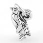 STERLING SILVER CUTE PENGUIN CHARM/PENDANT