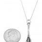 STERLING SILVER LACROSSE STICK CHARM WITH 16 inch BOX CHAIN NECKLACE