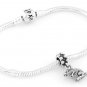 STERLING SILVER DANGLE BEAVER EUROPEAN BEAD