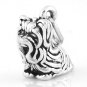 STERLING SILVER TOY YORKSHIRE TERRIER CHARM/PENDANT