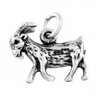 STERLING SILVER LIVESTOCK GOAT CHARM/PENDANT