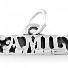 STERLING SILVER FAMILY CHARM WITH 16" BOX CHAIN