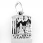 STERLING SILVER CARLSBAD CAVERN CHARM W/ 16" BOX CHAIN