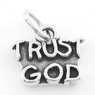 STERLING SILVER TRUST GOD CHARM/PENDANT