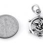 STERLING SILVER CAPTAIN WHEEL & ANCHOR CHARM WITH 16" BOX CHAIN