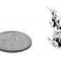 STERLING SILVER DASCHUND ON BACK LEGS CHARM W/ 16" BOX CHAIN
