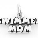 STERLING SILVER SWIMMER MOM CHARM/PENDANT