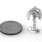 STERLING SILVER 3D TROPICAL BEACH PALM TREE CHARM