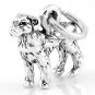 STERLING SILVER LABRADOR RETRIEVER DOG CHARM/PENDANT