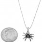 STERLING SILVER INSECT/ SPIDER / TARANTULA CHARM WITH 16 inch BOX CHAIN NECKLACE
