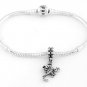 STERLING SILVER DANGLING SCORPION EUROPEAN BEAD