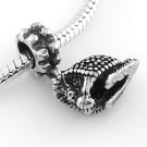 STERLING SILVER DANGLING PORCUPINE EUROPEAN BEAD