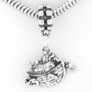 STERLING SILVER DANGLING NOAH'S ARK EUROPEAN BEAD