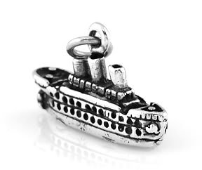 STERLING SILVER CRUISE SHIP TRAVEL CHARM