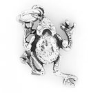STERLING SILVER FROG CHARM/PENDANT