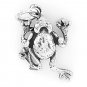 STERLING SILVER FROG CHARM/PENDANT
