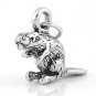 STERLING SILVER BEAVER CHARM/PENDANT
