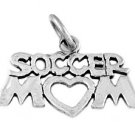 STERLING SILVER SOCCER MOM CHARM/PENDANT