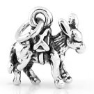 STERLING SILVER DONKEY 3D CHARM/PENDANT