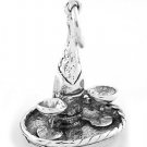 STERLING SILVER CHAMPAGNE FOR TWO CHARM/PENDANT