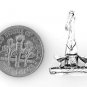 STERLING SILVER CHAMPAGNE FOR TWO CHARM/PENDANT