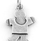 STERLING SILVER BOY FIGURE CHARM/PENDANT